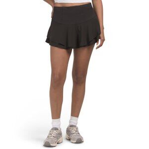 LUCKY IN LOVE Black Upf 30 Perforated Detail Vibrance Skirt